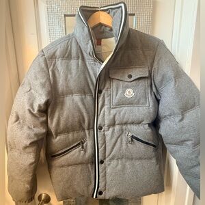Moncler Charcoal Puffer Jacket for Men